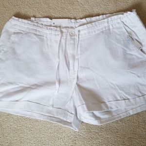 NWT Old Navy White Linen Shorts